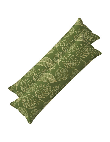 Federa 2 pz HOUTEN Design a foglia 40 x 145 cm Poliestere