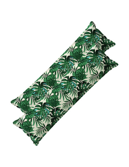 Federa 2 pz HOUTEN Motivo a Foglie 40 x 145 cm Poliestere