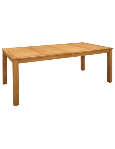 Set da pranzo 7 pz Grigio Legno di Quercia Massello