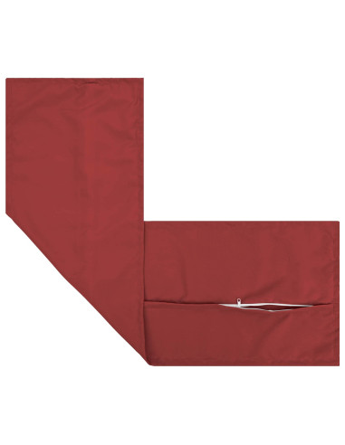 Federa 2 pz HOUTEN Rosso Vino 40 x 145 cm Poliestere