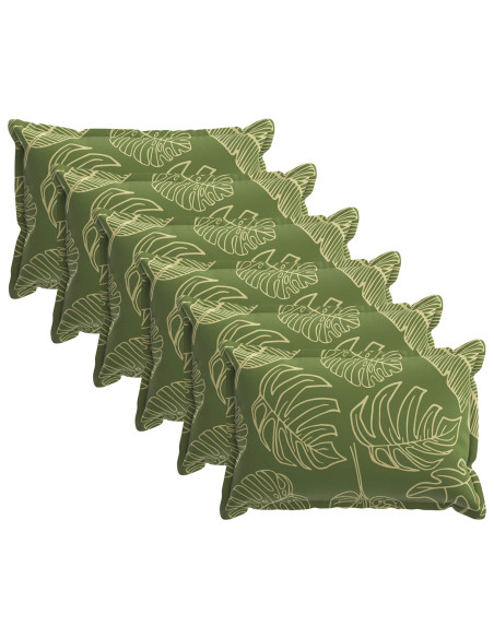 Federa 6 pz HOUTEN Design a foglia 30 x 50 cm Poliestere