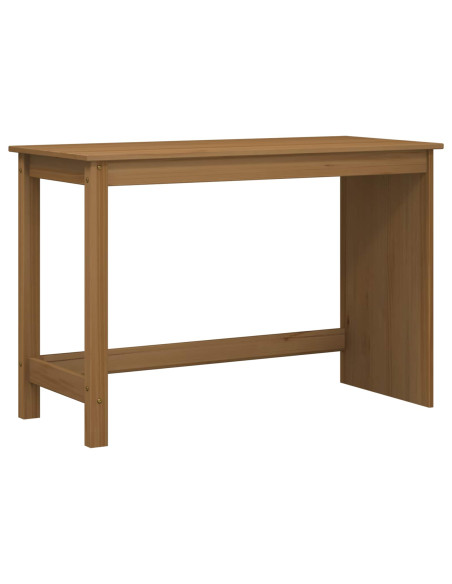 Set di Scrivania e Armadietto 2 pz Marrone Miele