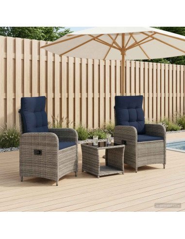 Set Lounge da Giardino 3 pz