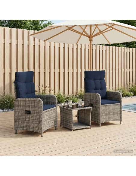 Set Lounge da Giardino 3 pz