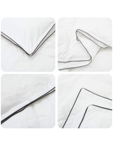 Set di Piumoni 3 pz Bianco Bambù
