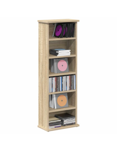 Mobile per CD Rovere Sonoma 60 x 17 x 92 cm