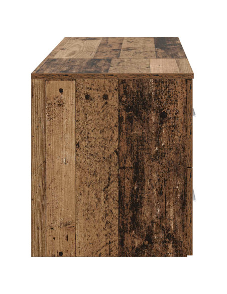 Set di mobili per il bagno 2 pz Legno antico