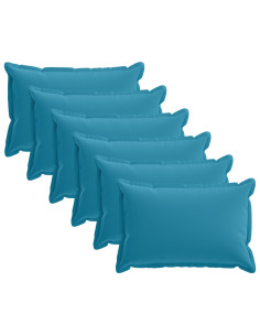 Federa 6 pz HOUTEN Azzurro 30 x 50 cm Poliestere