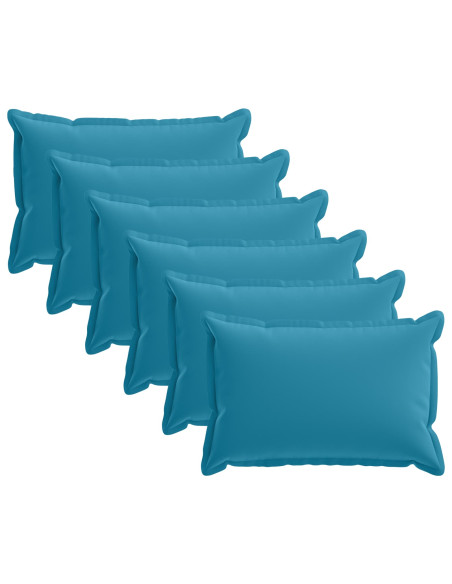 Federa 6 pz HOUTEN Azzurro 30 x 50 cm Poliestere