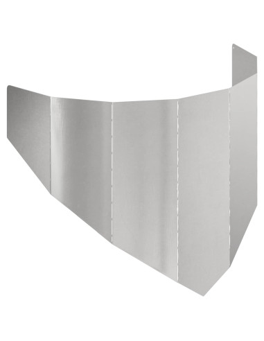 Bordura per Prato 100 x 45 cm Acciaio Argento