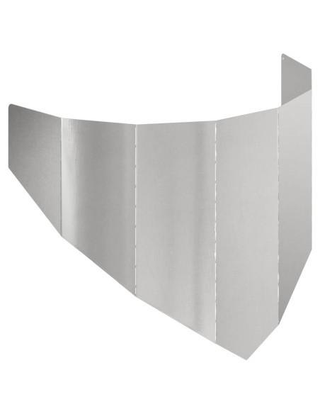Bordura per Prato 100 x 45 cm Acciaio Argento