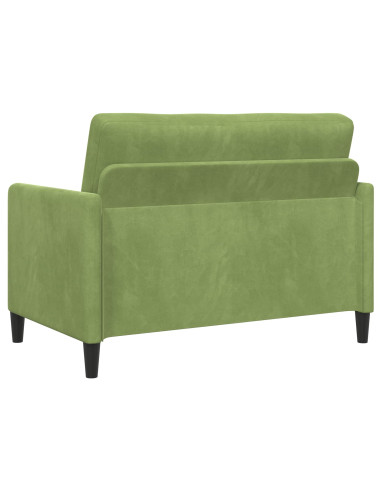 Set di Divani con Storage 2 pz Verde chiaro Poliestere