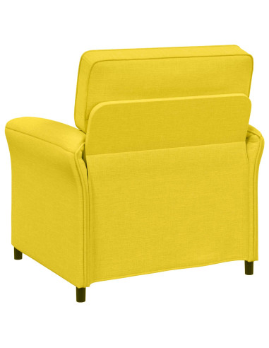 Set di divani 2 pz Giallo Chiaro Tessuto