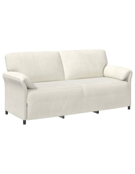 Set di divani 2 pz Crema Velluto