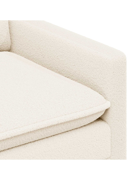 Set di divani 2 pz Crema Tessuto
