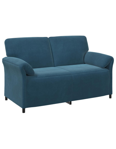 Set di divani 2 pz Blu Velluto