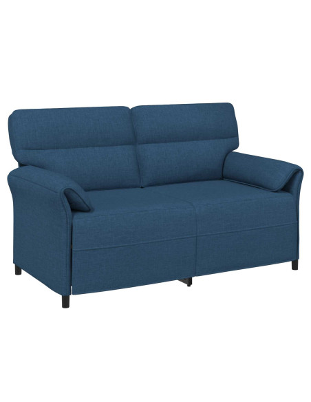 Set di divani 2 pz Blu Tessuto