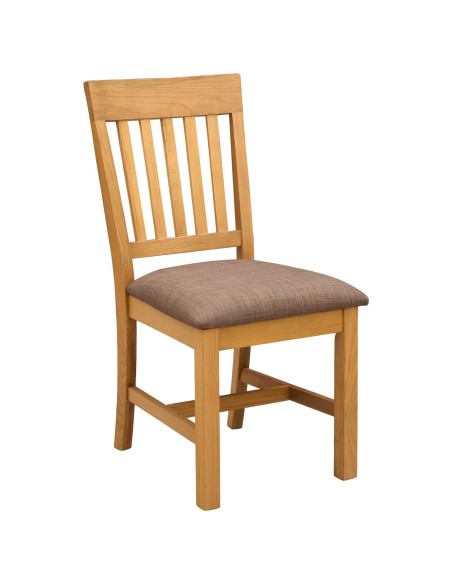 Set da pranzo 7 pz Grigio Legno di Quercia Massello