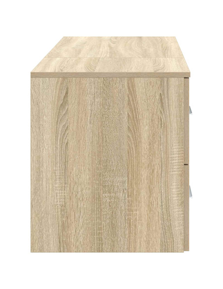 Set di mobili per il bagno 2 pz Rovere Sonoma