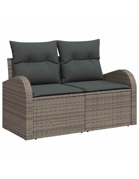 Set di divani 7 pz Grigio e Grigio Scuro