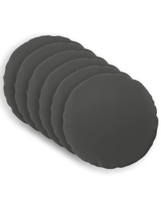 Federa 6 pcs HEERLEN Antracite Ø 40 cm Poliestere