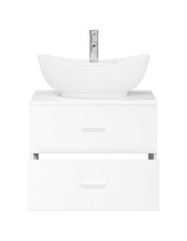 Set di mobili per il bagno Bianco Legno ingegnerizzato