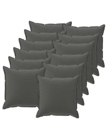 Federa 12 pz HOUTEN Antracite 40 x 40 cm Poliestere