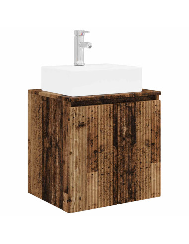 Set di Armadi da Bagno 3 pz Legno antico 49,5 x 41 x 62,5 cm
