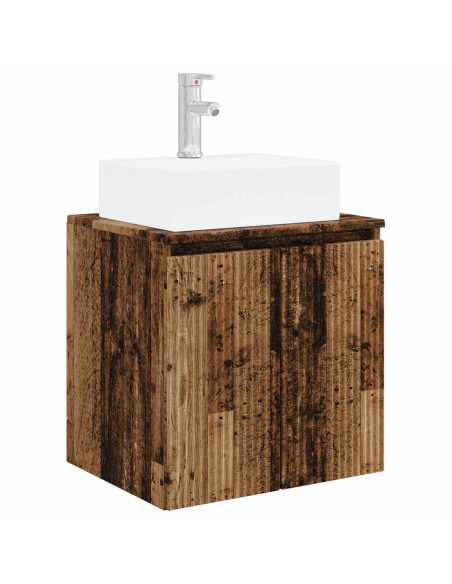 Set di Armadi da Bagno 3 pz Legno antico 49,5 x 41 x 62,5 cm
