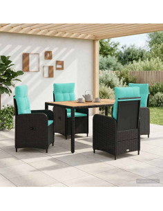 Set da pranzo per esterni 5 pz