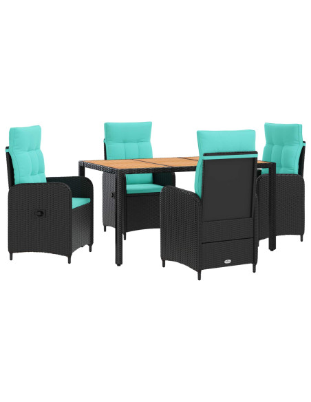 Set da pranzo per esterni 5 pz