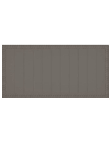 Set da Pranzo per Giardino 9 pz Grigio chiaro e Antracite PP
