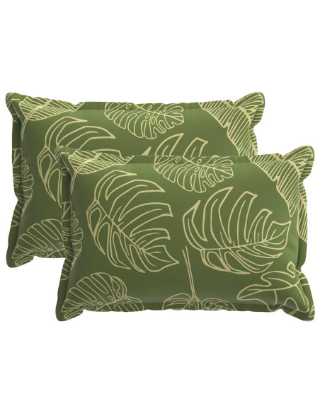 Federa 2 pz HOUTEN Design a foglia 30 x 50 cm Poliestere