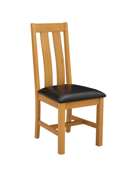 Set da pranzo 5 pz Nero Legno di Quercia Massello