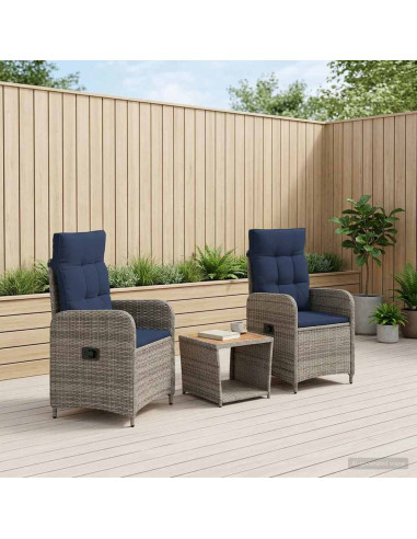 Set Lounge da Giardino 3 pz