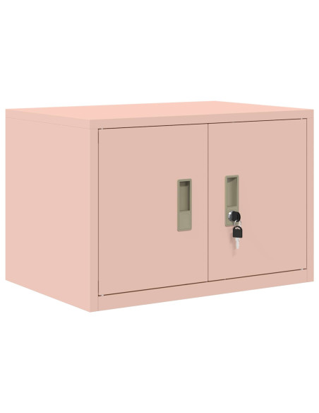 Armadio 2 pz Rosa 60 x 40 x 145 cm Acciaio Bloccabile