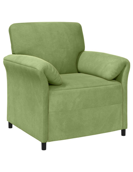 Set di divani 2 pz Verde chiaro Velluto