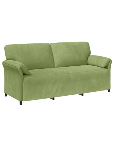 Set di divani 2 pz Verde chiaro Velluto