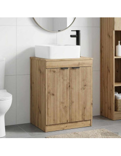 Set di mobili per il bagno Rovere Artigianale