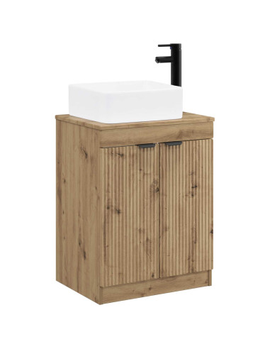 Set di mobili per il bagno Rovere Artigianale