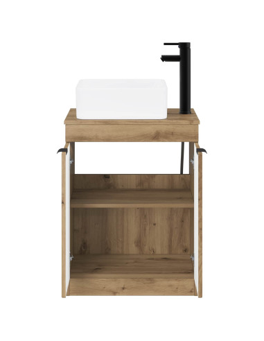 Set di mobili per il bagno Rovere Artigianale