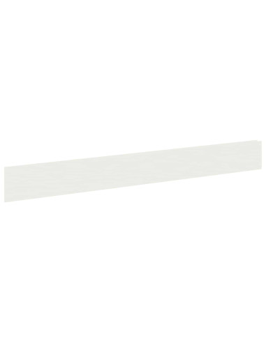 Bordura per Prato 30 pz 100 x 12 cm Acciaio Bianco