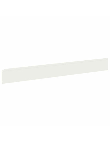Bordura per Prato 30 pz 100 x 12 cm Acciaio Bianco