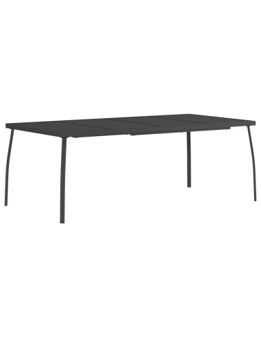 Set da pranzo 7 pz Antracite Acciaio