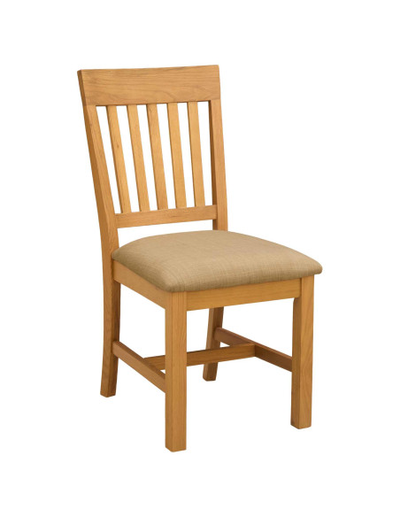 Set da pranzo 7 pz Beige Legno di Quercia Massello