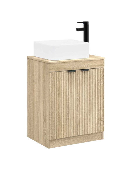 Set di mobili per il bagno Rovere Sonoma Legno ingegnerizzato