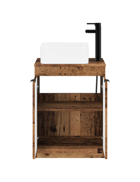 Set di mobili per il bagno Legno antico Legno ingegnerizzato