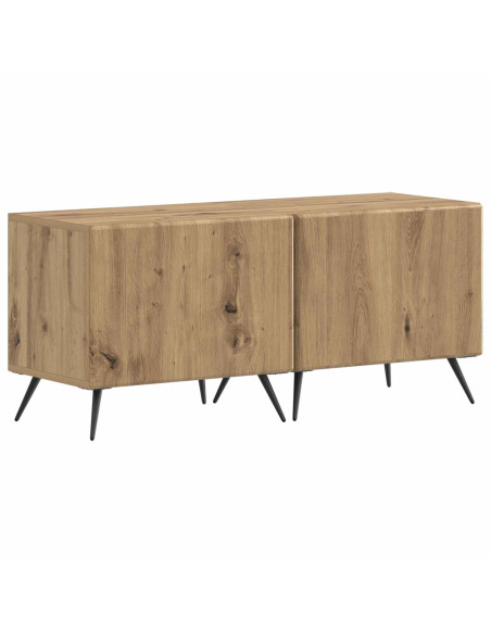 Mobile TV LED a 5 pezzi Rovere Artigianale Legno ingegnerizzato