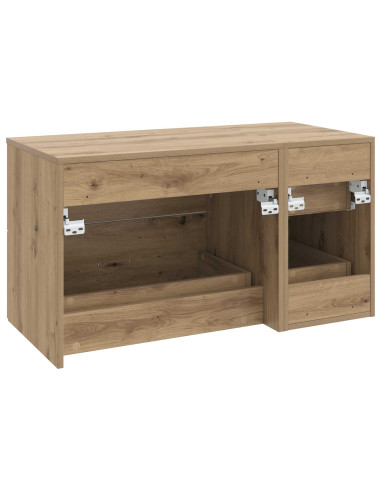 Set di mobili per il bagno 2 pz Rovere Artigianale