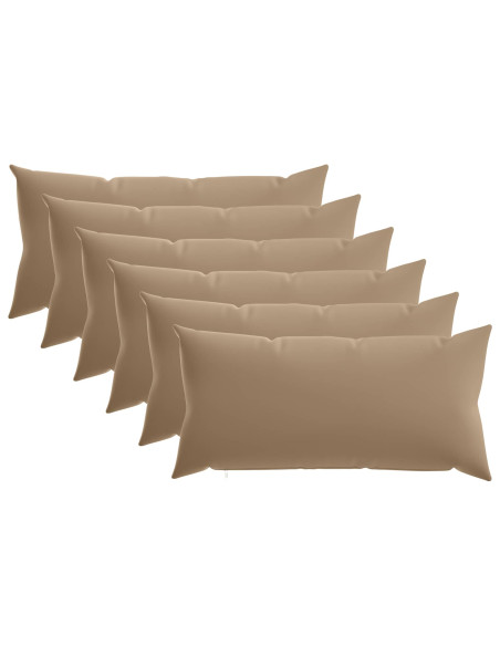 Federa 6 pz HEERLEN Tortora 40 x 80 cm Poliestere